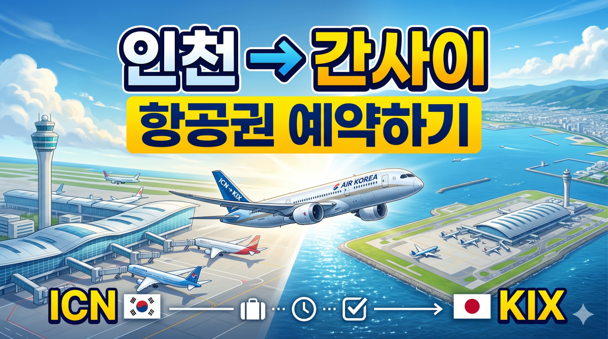 인천 공항 → 오사카 간사이 공항