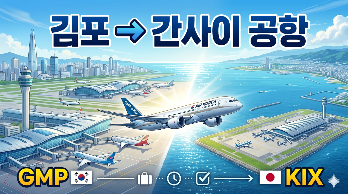 김포→ 간사이 공항 항공편 구매