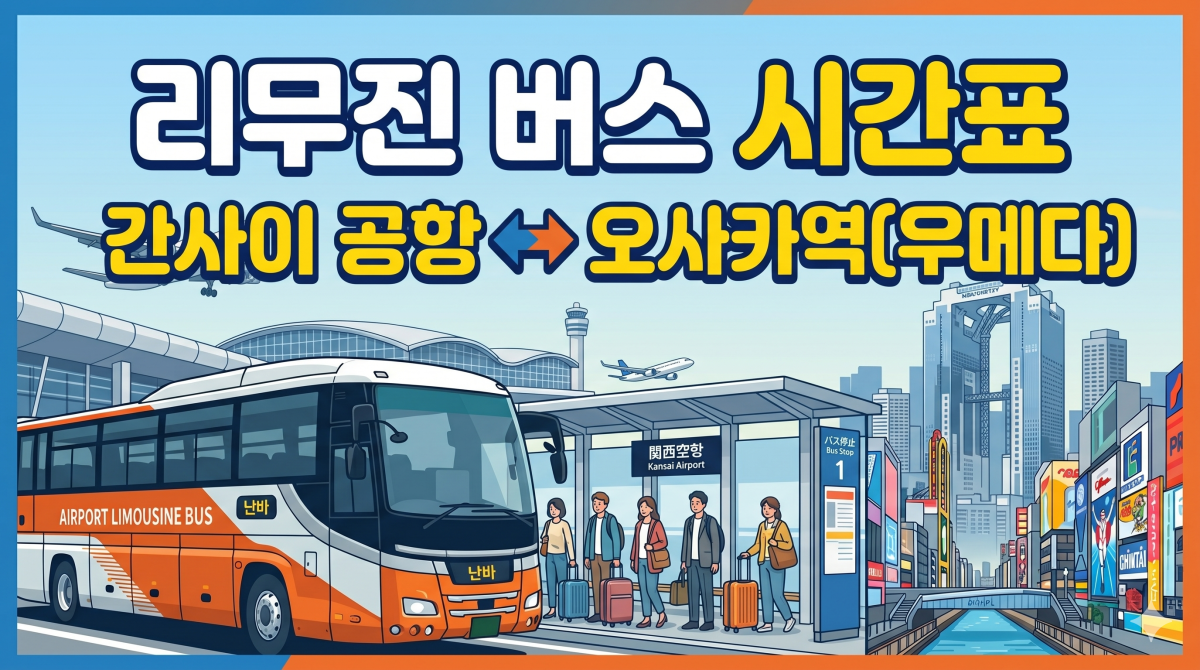 간사이 공항↔오사카역(우메다) 앞