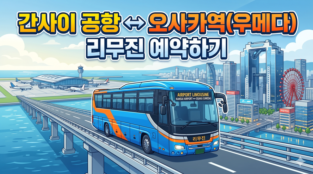 간사이 공항 오사카역(우메다) 앞
